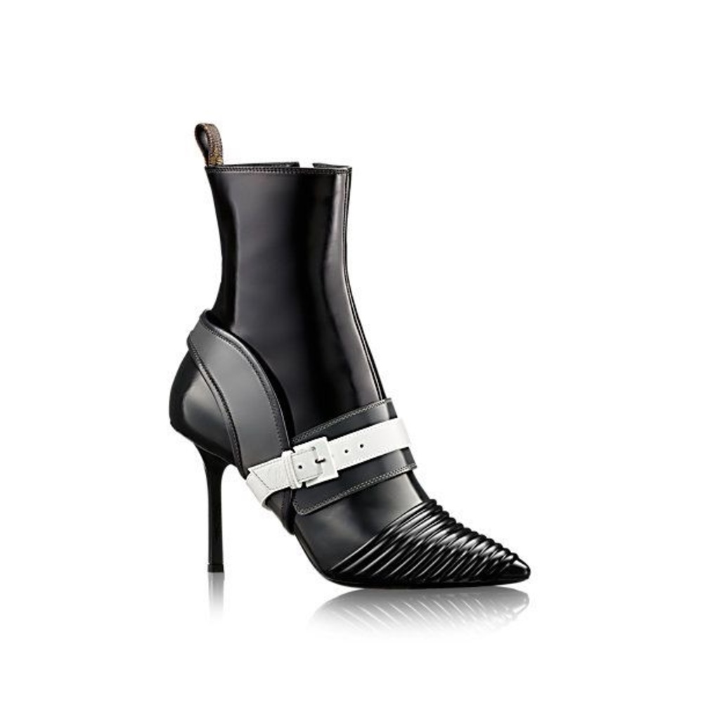 Louis Vuitton Black Masterpiece Half Bootie